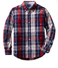 Boys Plaid Buttoned Down by Tommy Hilfiger