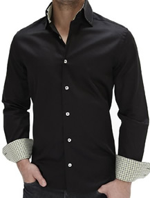 Mens Black Shirt Outfit by Stone Rose