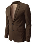 Mens H2H Brown Blazer with Jeans Look