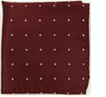 Mens Silk Burgundy Pocket Square Blazer