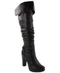 Women's Long Black Boots by City Classified