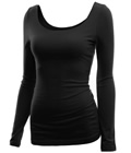 Women's Scoop Neck Shirt by Doubleju