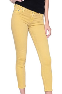 Women's True Relgion Yellow Skinny Jean Outfits