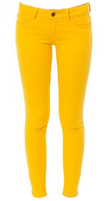 yellow jeans women