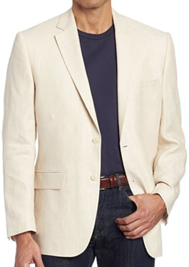 Mens Beige Blazer Fashion by Jones New York