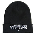 Giza LaGarce SSUR Black Knit Comme des F Down Beanie