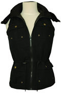 Women's Zip Up Hoody Jacket Vest by Titania