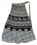 Womens Patterned Maxi Skirt by Yoga Trendz