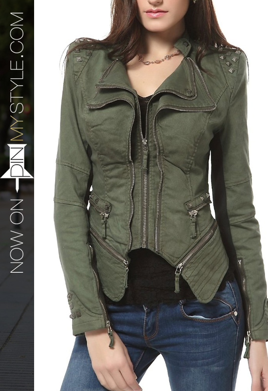 green dress jacket womens