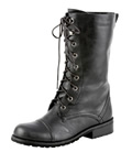 Womens Black Combat Boots Outfits