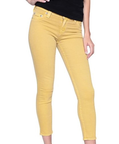 Pin My Style» Sexy - Black and Yellow Skinny Jeans for Women with Long ...