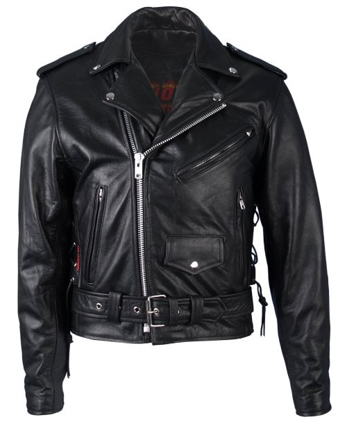 Pin My Style» Cool Mens Black Leather Biker Style Jacket Outfit